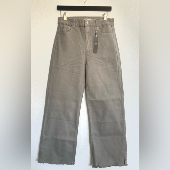 TRACTR Light Charcoal Grey Flannel Soft High Rise Straight Leg Jeans Sz 6/28 - Picture 12 of 12